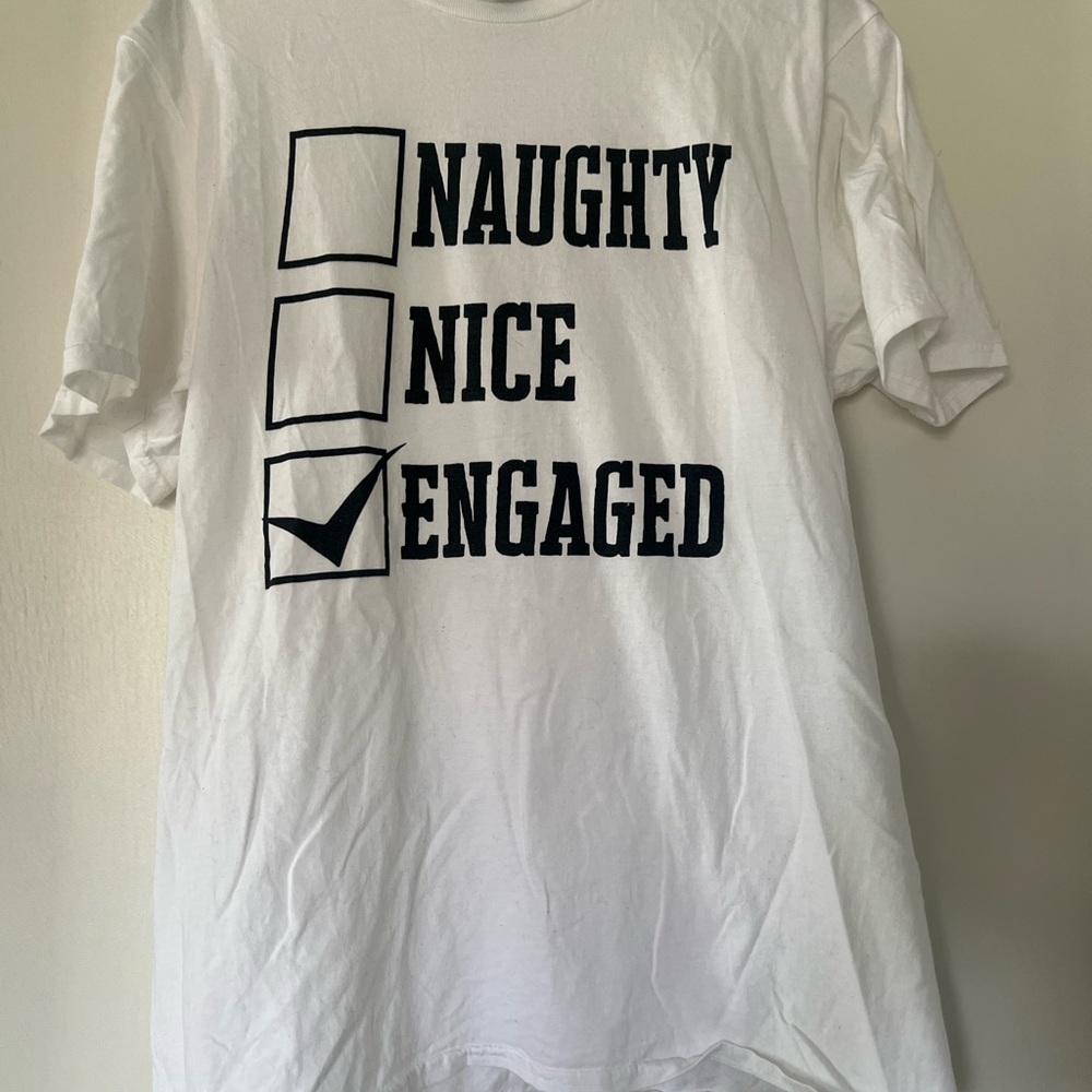 White Graphic Men's Shirt